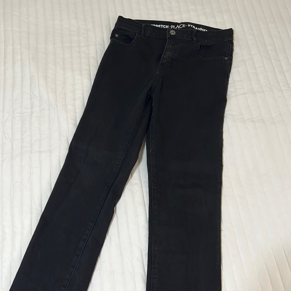 Stretch Straight Place Jeans